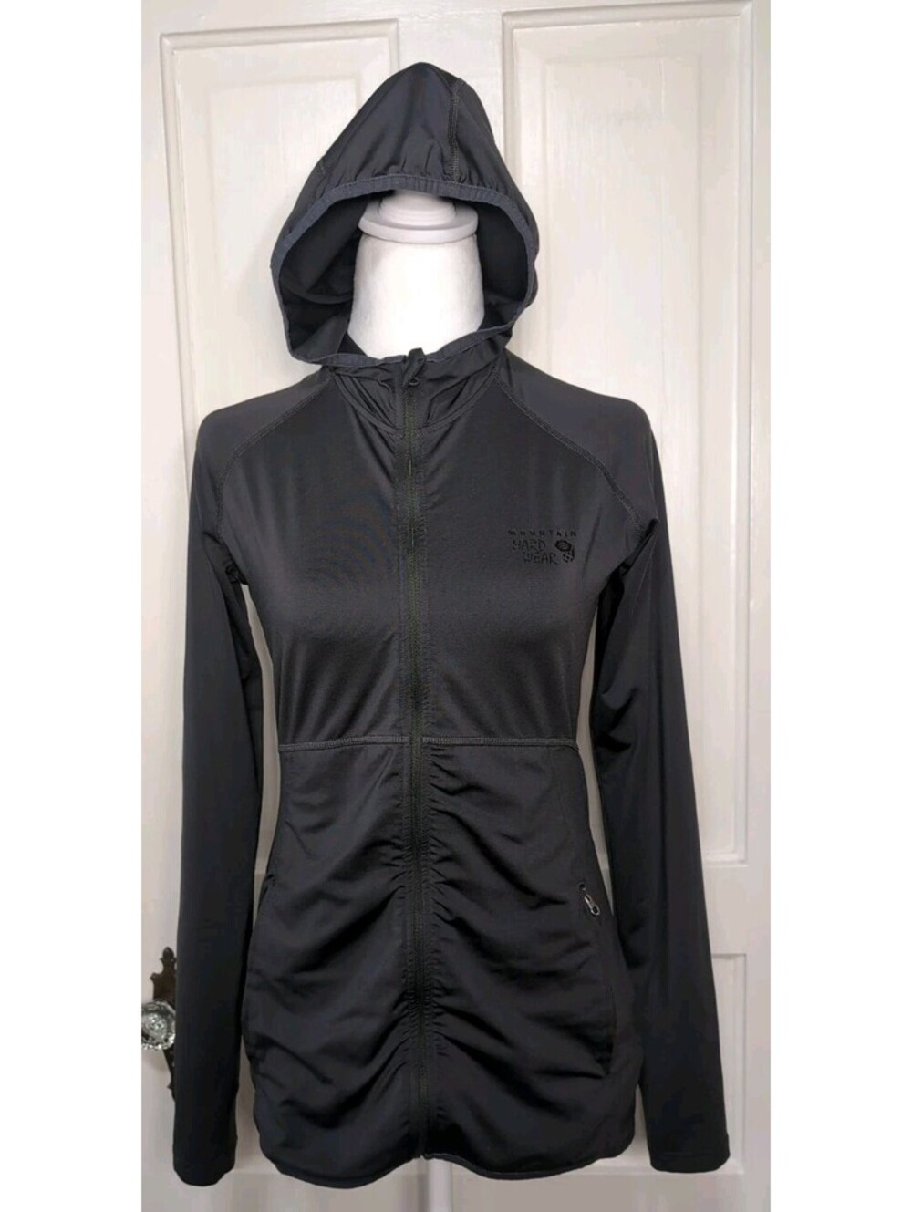 Mountain Hardwear Hooded Jacket Gorpcore Athletic Dark Grey Women's S(1374)